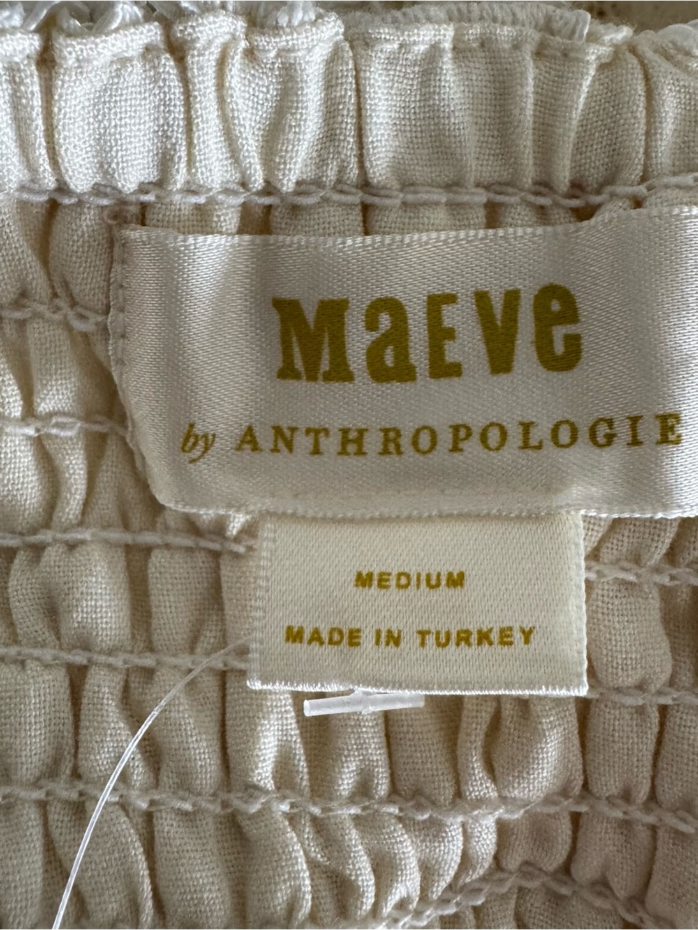 Maeve Anthropologie Lace Mini Dress white Ivory Coquette Romantic NWT Medium - Picture 8 of 17